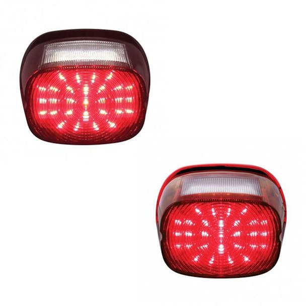 Harley Davidson 29 LED Red Tail Light With License Light - Main