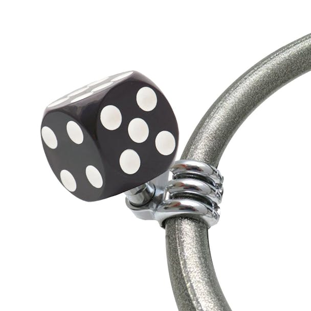Black Dice Universal Steering Wheel Spinner - Default