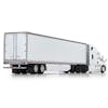 2018 Freightliner Cascadia High-Roof Sleeper With 53' Trailer & Skirts Replica 1/64 Scale - Back