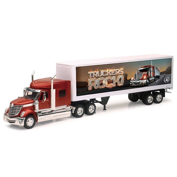 International LoneStar With Dry Van Trailer 1/32 Scale