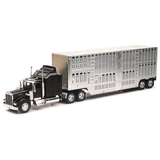 Kenworth W900 With Livestock Trailer Replica 1/32 Scale - Default