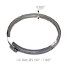 Kenworth Peterbilt Power Steering Reservoir Clamp NMCQ186425 - Measurements