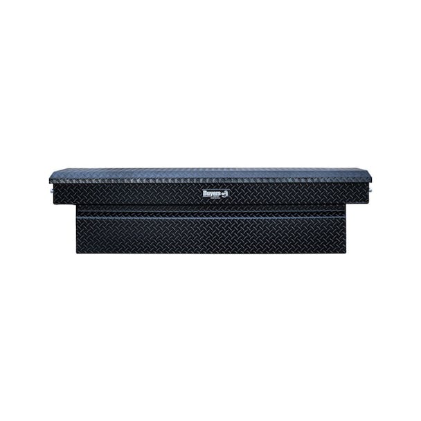 Black Diamond Tread Aluminum Crossover Truck Tool Box - 1
