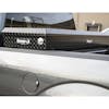 Matte Black Diamond Tread Aluminum Pickup Truck Tool Box On Truck Side View