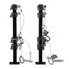 Lockable Trimmer Trailer Rack With Padlocks - 2 Position Unlocked