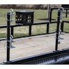 Lockable Trimmer Trailer Rack With Padlocks - 2 Position Installed