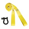 Heavy Duty 12' ATV UTV Tow Strap Kit - Strap and Shackle