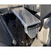 Aluminum Diamond Plate Chain Carrier On Truck