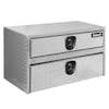 Aluminum Diamond Plate Underbody Tool Box With Drawers - Default