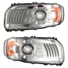 JW Speaker Peterbilt 388 389 367 567 Heated Full LED Model 9600 Chrome Headlight - Default