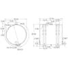 Side Mount Cylindrical Hydraulic Reservoir Tank Assembly - 50 gal diagram