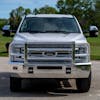Ford F150 Herd Aero LT PLUS Bumper Grille Guard (Polished Aluminum; Installed on Truck)