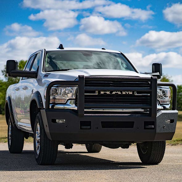 Dodge Ram 1500 Herd Aero LT PLUS Bumper Grille Guard (Black Polyurea Coated)