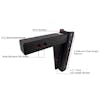 2.5" Heavy Duty Adjustable 8" Drop Hitch By BulletProof Hitches - Diagram 3
