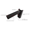 2" Heavy Duty Adjustable 4" Drop Hitch By BulletProof Hitches - Shank Specs