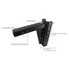 2" Heavy Duty Adjustable 8" Drop Hitch By BulletProof Hitches - Specs 2
