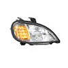 Freightliner Columbia Chrome Full LED Headlight 2001-2020 Passenger Light On