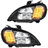 Freightliner Columbia Full LED Blackout Headlight 2001-2020  (Pair)