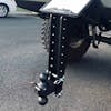 2" Heavy Duty Adjustable 14" Drop Hitch By BulletProof Hitches - Installed Close Up