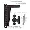 2" Heavy Duty Adjustable 14" Drop Hitch By BulletProof Hitches - Kit Diagram