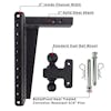 2" Heavy Duty Adjustable 16" Drop Hitch By BulletProof Hitches - Kit Diagram