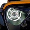 9" Round JL Series Black LED Headlight 5