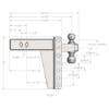 3" Heavy Duty Adjustable 8" Drop Hitch By BulletProof Hitches - Drawing