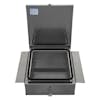  Diamond Tread Aluminum In-Frame Tool Box Flat Bottom 8