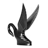 Original Peterbilt Packard Black Swan Hood Ornament (Rear View)