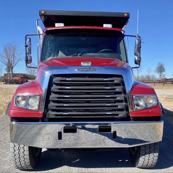 Freightliner FL 114SD Chrome 16" Tapered Bumper 2012 & Newer By Valley Chrome