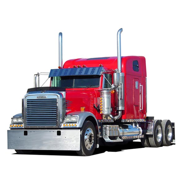 Freightliner Classic Chrome Boxed End Bumper By RoadWorks