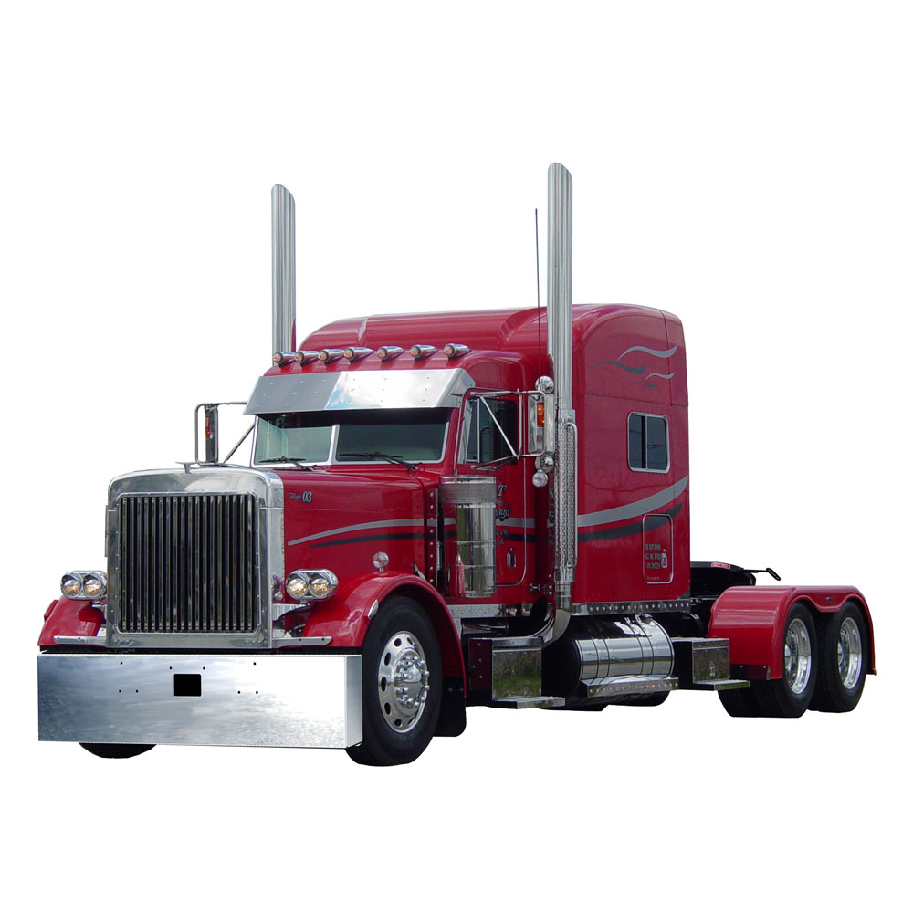 【Nomi】 Peterbilt 379 389 Chrome Mitered End Bumper By RoadWorks