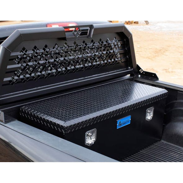 Aluminum Pickup Truck Utility Box - Black Satin Finish