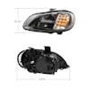 Freightliner M2 LED Blackout Projection Headlight Assembly - Driver Dimensions