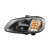 Freightliner M2 LED Blackout Projection Headlight Assembly - Driver Partial On