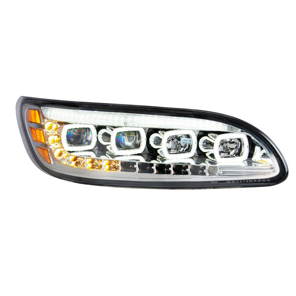 【トム】38灯 Peterbilt 382 384 386 387 Chrome Competition Series Quad-LED