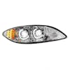 International ProStar Chrome Projector LED Headlights - Passenger All Lights