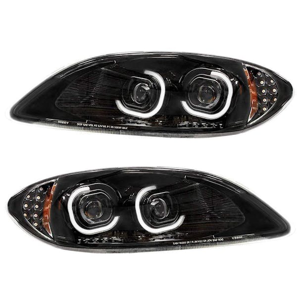 International ProStar Blackout Projector LED Headlights - Main