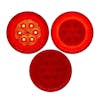 4" Round STT Turbine LED Light - All three red