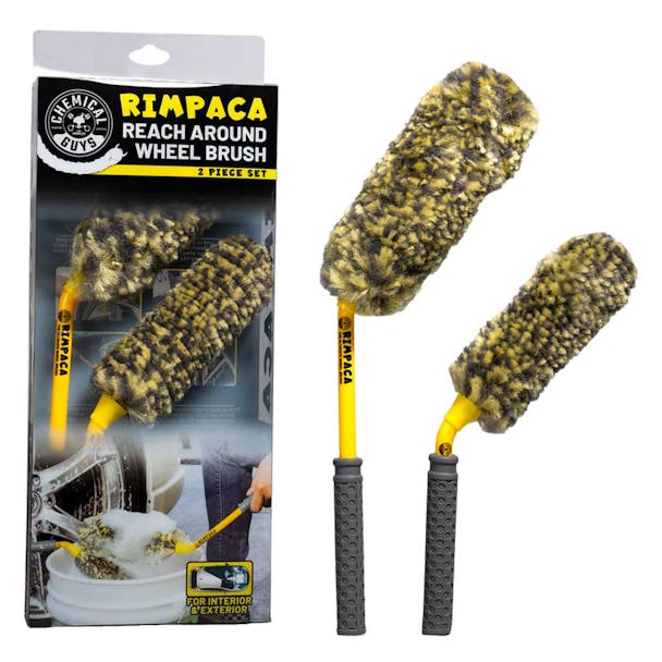 Chemical Guys Rimpaca Reach Around Ultimate Wheel Brush 2 Piece Set - Default