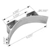 International Muffler Mount Bracket - Dimensions
