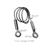 Freightliner M2 Thomasbilt C2 Hood Restraint Cable A17-13830-003 - Measurements
