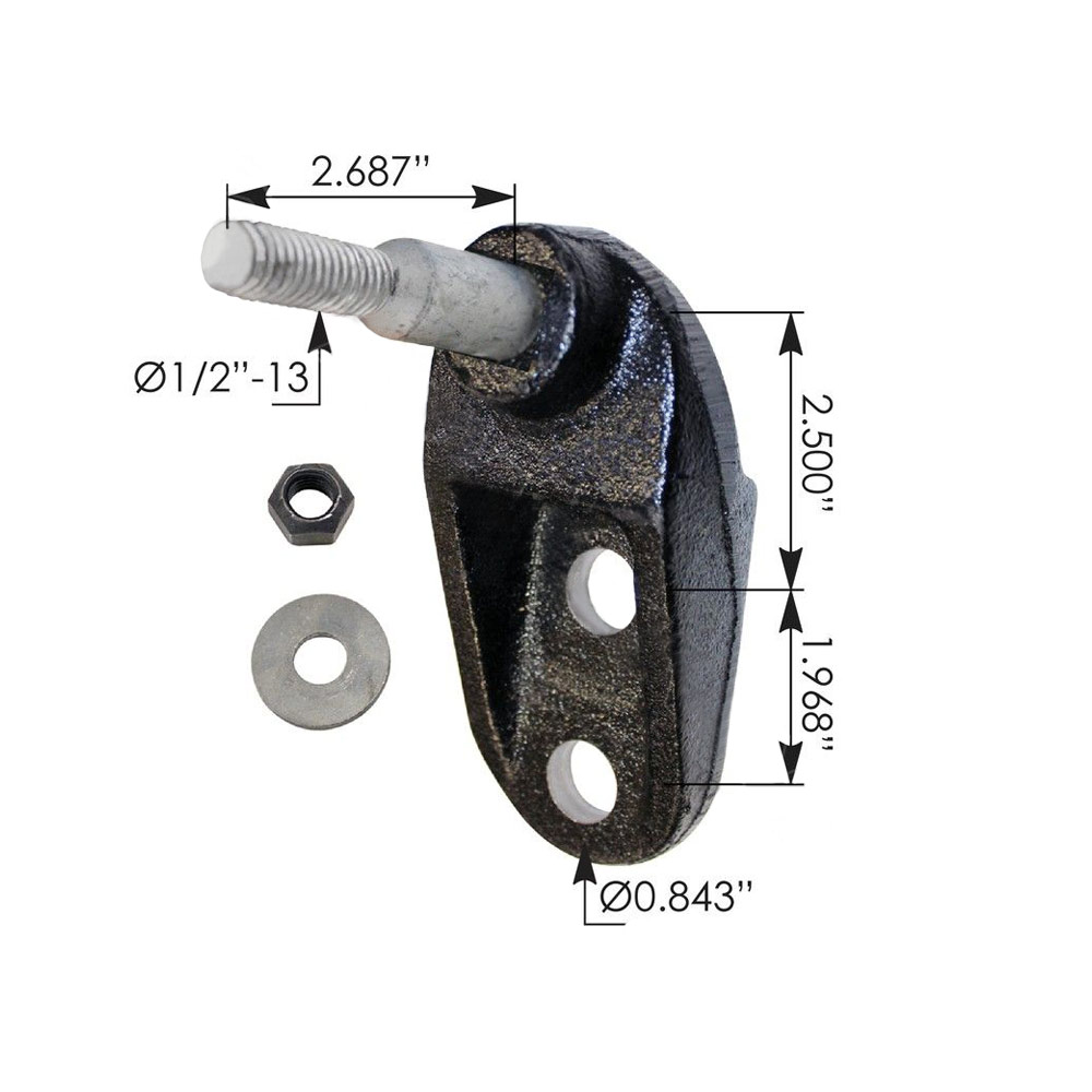 htmt3322⭐︎ Genuine Hendrickson 57322-001 Upper Shock Mount Bracket