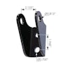 Hendrickson Rear Primaax Firemaax Suspension Shock Bracket 59423001 - Measurements