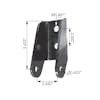 Hendrickson HAULMAAX Suspension Shock Bracket 64146 - Measurements