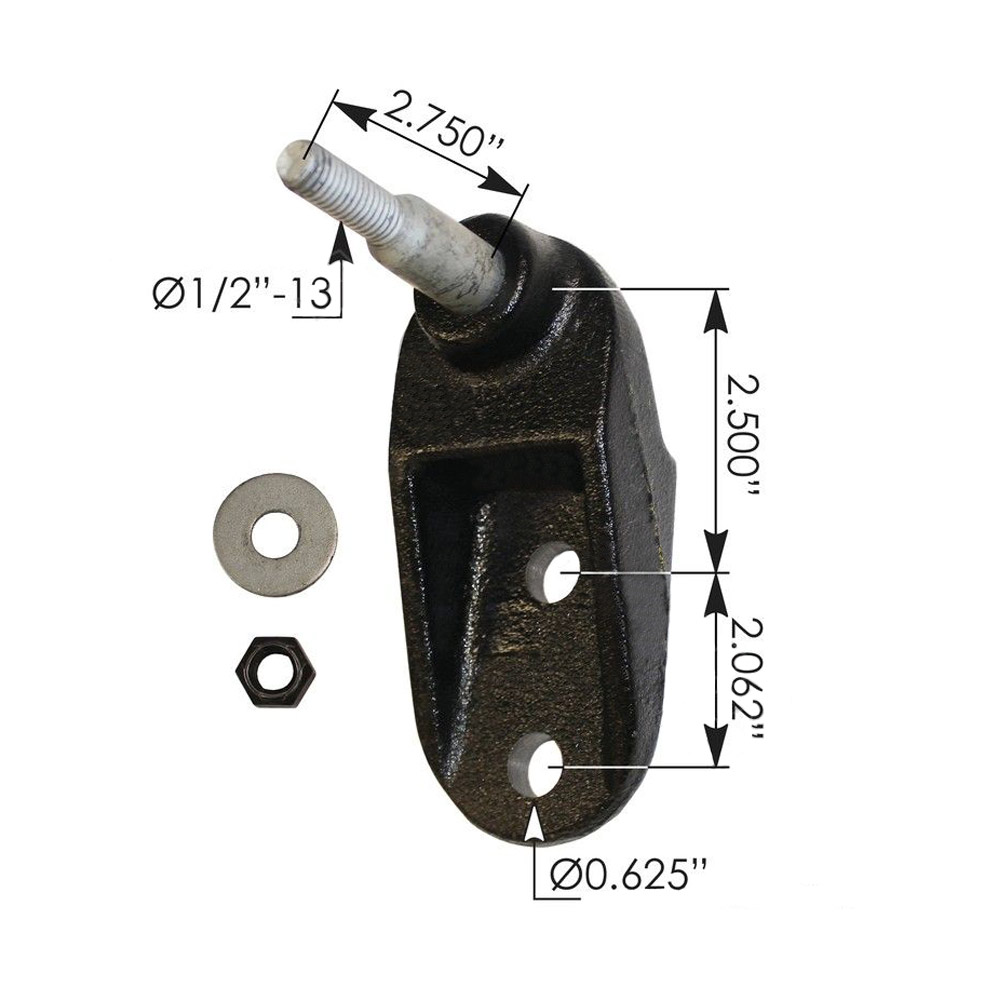 TRQ Rear Upper Shock Mount Kit (Left & Right) For Ford / Lincoln / Mazda Vehicles