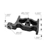 International Navistar Front Lower Shock Bracket 3533359C1 - Measurements