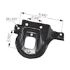 Chevrolet GM Front Upper Shock Bracket 15529434 - Driver Measurements