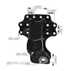 Volvo VNL 670 Gen 2 2003-2019 Front Of Rear Hanger 20587755 21525692 - Measurements