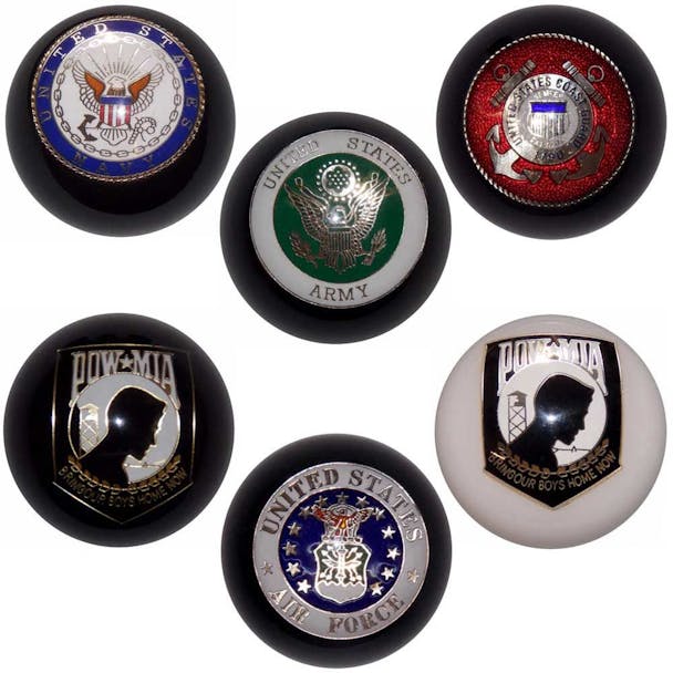 Custom United States Military Brake Knobs